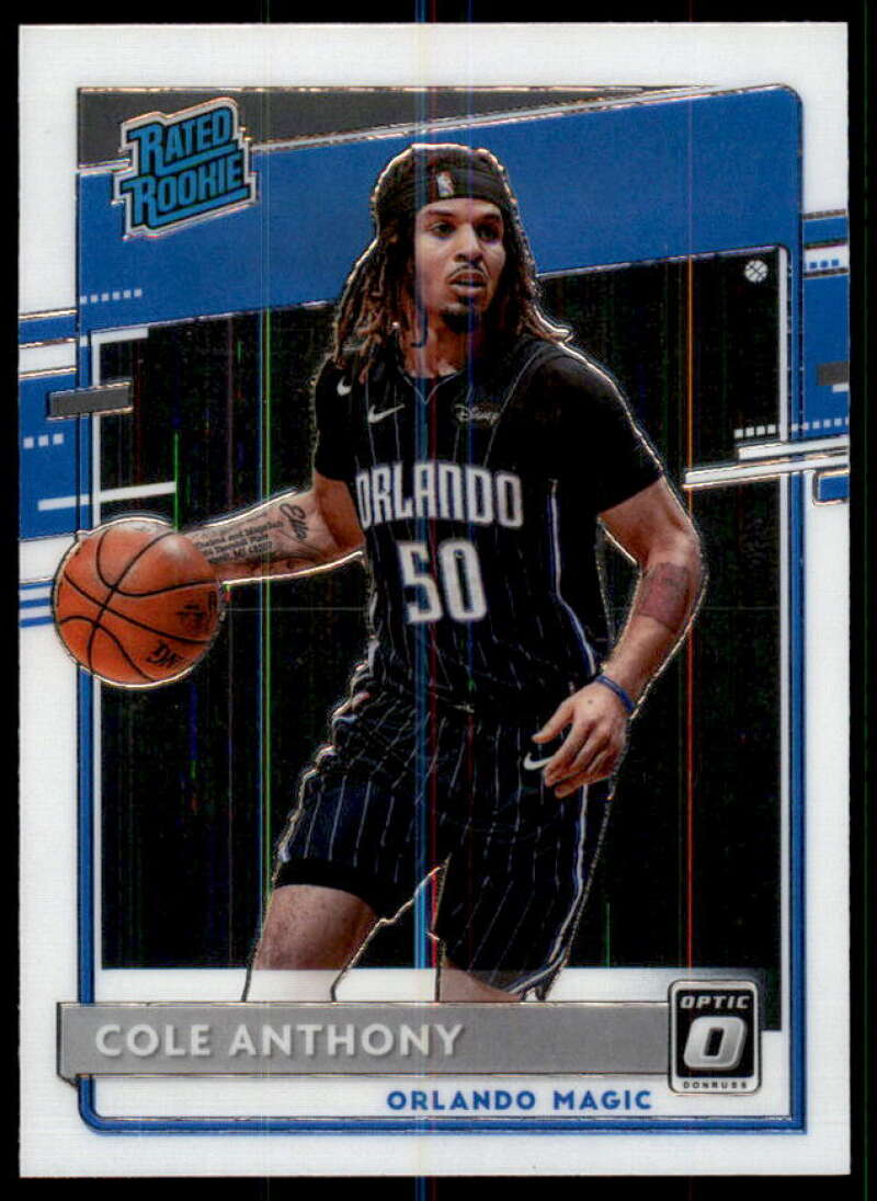 Cole Anthony RR RC Rookie Card 2020-21 Donruss Optic #165  Image 1