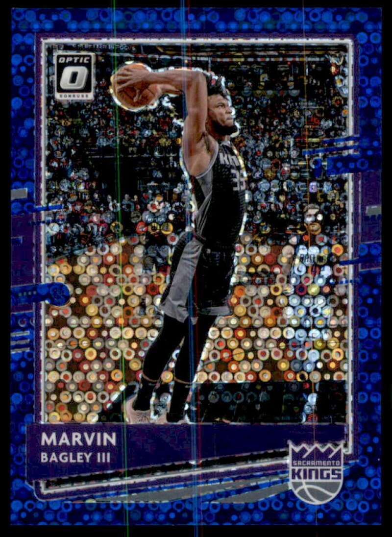 Marvin Bagley III Card 2020-21 Donruss Optic Fast Break Blue #47  Image 1