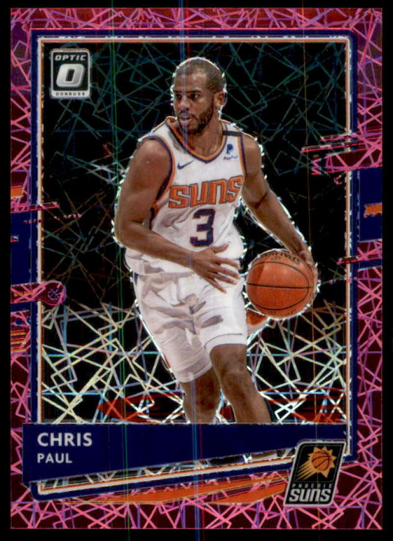 Chris Paul Card 2020-21 Donruss Optic Pink Velocity #100  Image 1