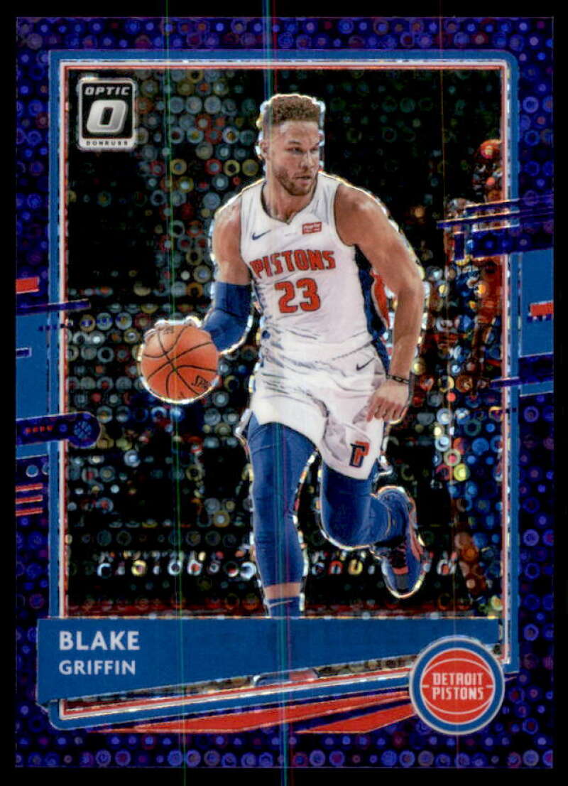 Blake Griffin Card 2020-21 Donruss Optic Fast Break Purple #121  Image 1