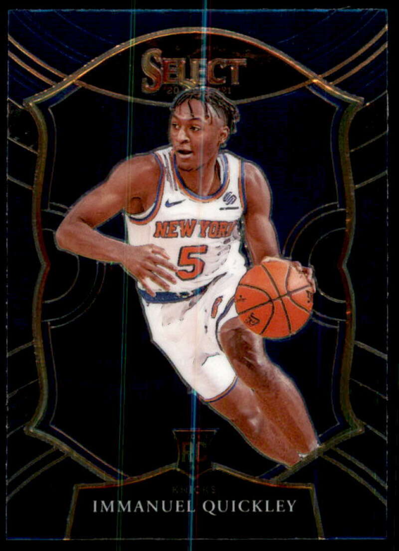 Immanuel Quickley Rookie Card 2020-21 Select Blue Retail #85  Image 1