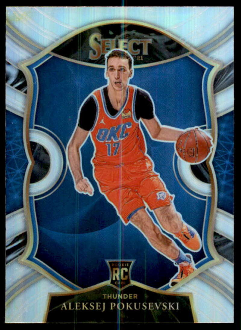 Aleksej Pokusevski Rookie Card 2020-21 Select Prizms Silver #77  Image 1