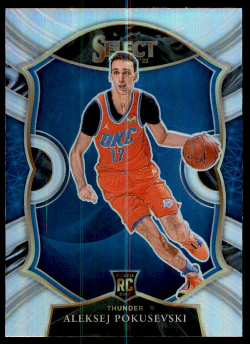 Aleksej Pokusevski Rookie Card 2020-21 Select Prizms Silver #77  Image 1