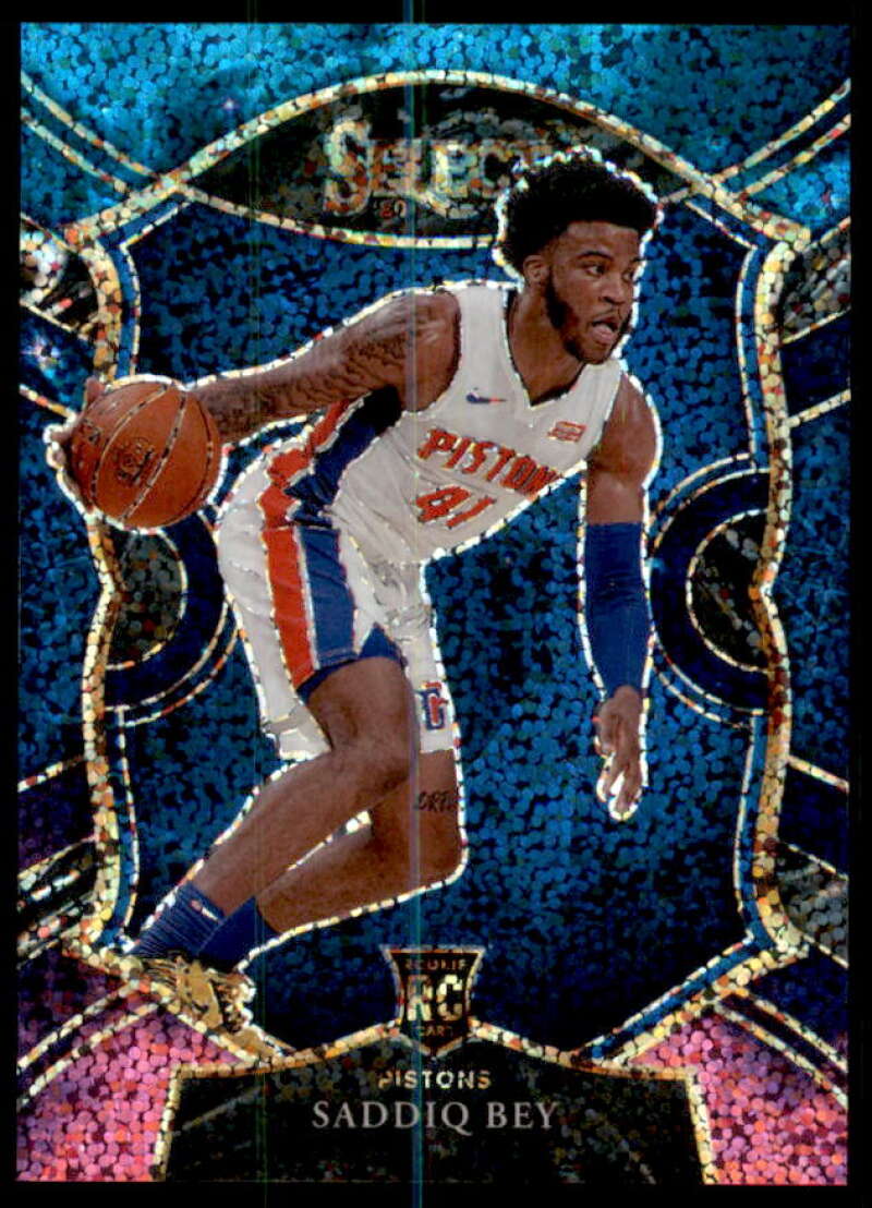 Saddiq Bey Rookie Card 2020-21 Select Prizms Disco #79  Image 1