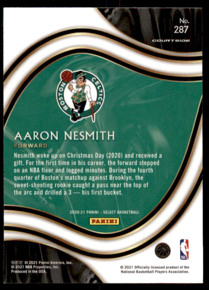 Aaron Nesmith Rookie Card 2020-21 Select Blue Retail #287  Image 2