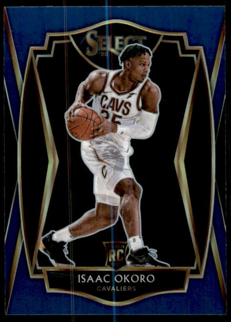 Isaac Okoro Rookie Card 2020-21 Select Prizms Blue #182  Image 1