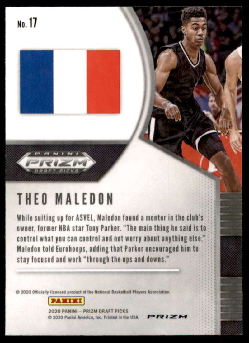 Theo Maledon Rookie 2020-21 Panini Prizm Draft Picks Prizms Fast Break #17  Image 2