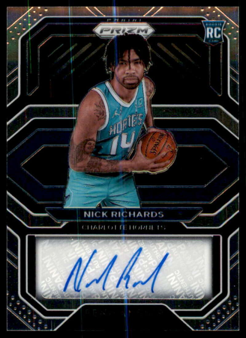 Nick Richards Rookie Card 2020-21 Panini Prizm Rookie Penmanship #20  Image 1