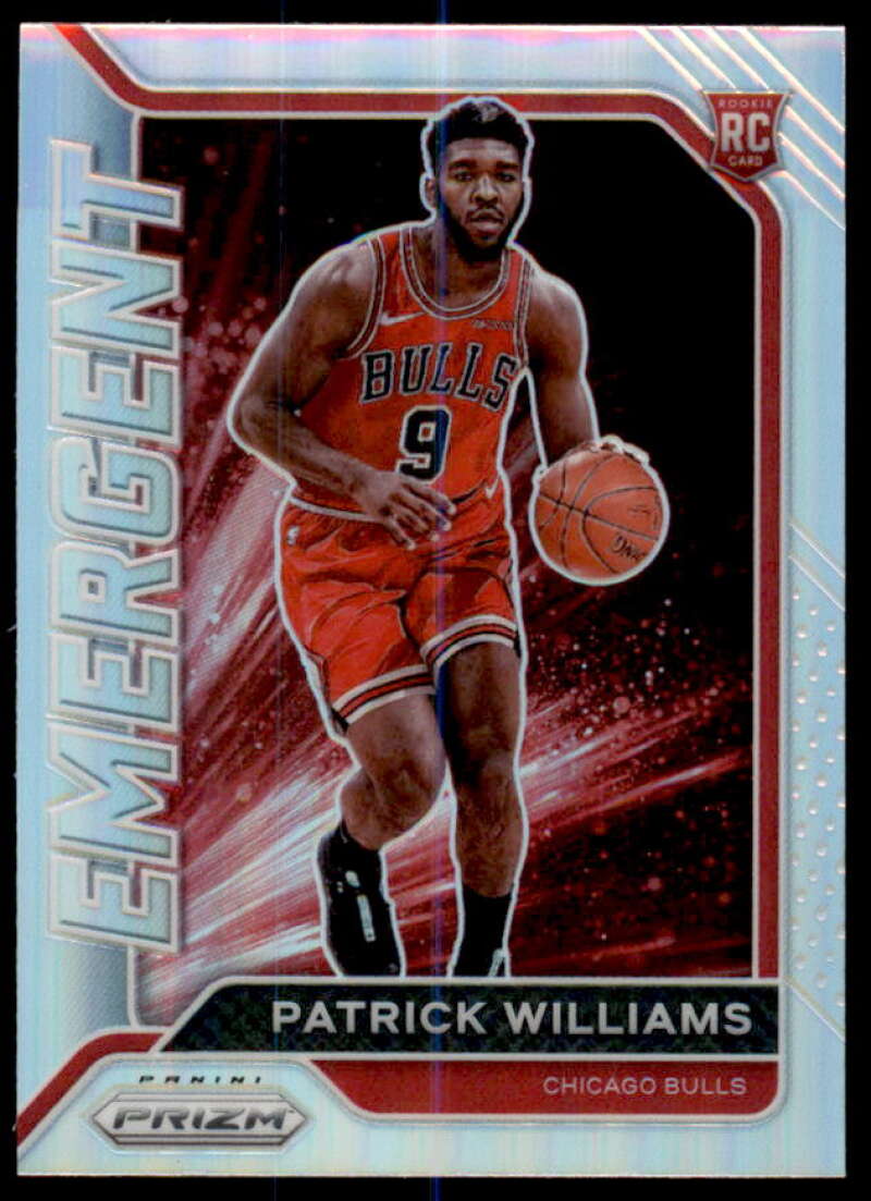 Patrick Williams Rookie 2020-21 Panini Prizm Emergent Prizms Silver #5  Image 1