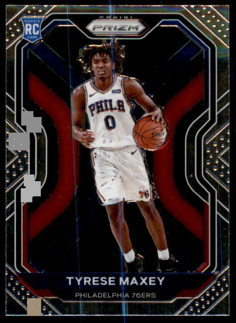 Tyrese Maxey RC Rookie Card 2020-21 Panini Prizm #256  Image 1