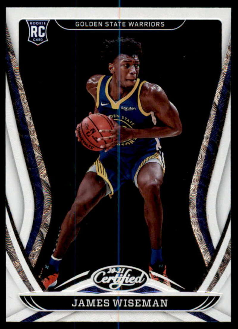 James Wiseman RC 2020-21 Panini Prizm Base Rookie Card #268 Golden