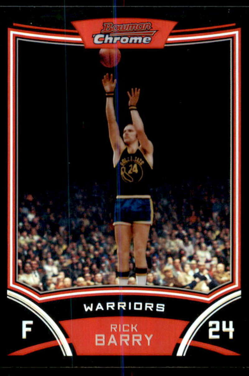 Rick Barry Card 2008-09 Bowman Chrome Refractors #102  Image 1