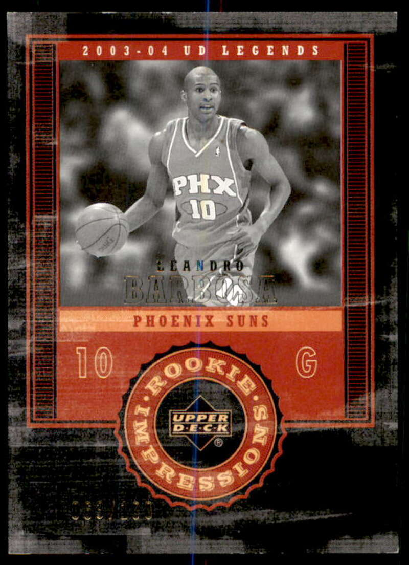 Leandro Barbosa Rookie Card 2003-04 Upper Deck Legends Throwback #126  Image 1