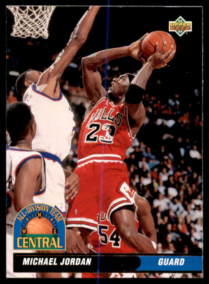 Michael Jordan Card 1992-93 Upper Deck All-Division #AD9  Image 1