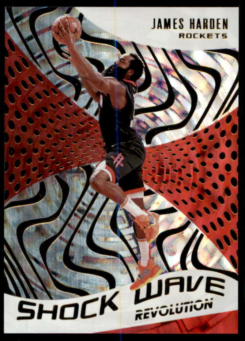 James Harden Card 2020-21 Panini Revolution Shock Wave Fractal #25  Image 1