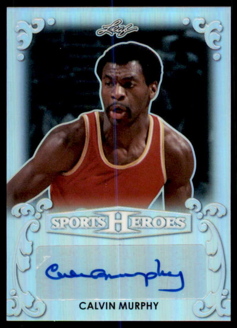 Calvin Murphy Card 2017 Leaf Metal Sports Heroes Autographs #BACM1  Image 1