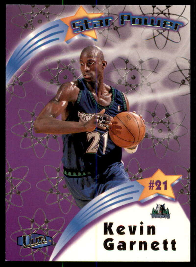 Kevin Garnett Card 1997-98 Ultra Star Power #SP8  Image 1