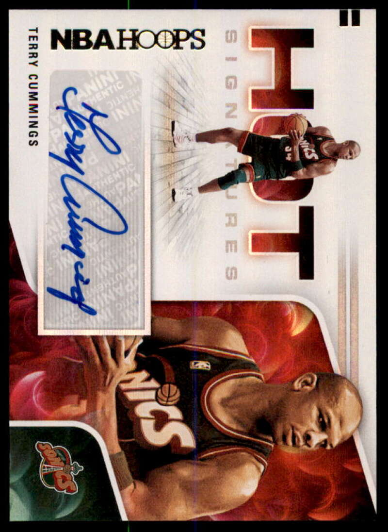 Terry Cummings Card 2020-21 Hoops Hot Signatures #17  Image 1