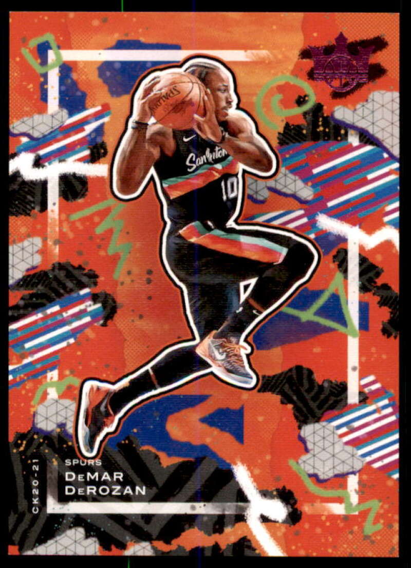 DeMar DeRozan Card 2020-21 Court Kings Amethyst #39  Image 1