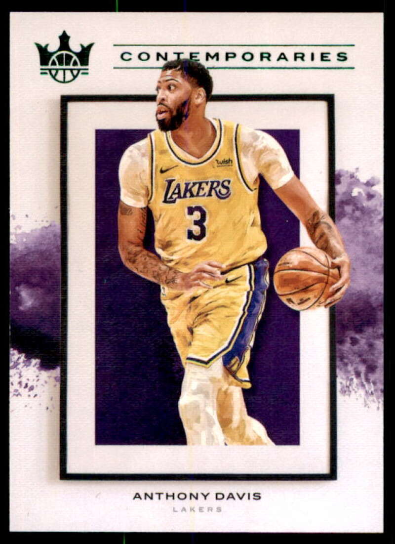 Anthony Davis Card 2020-21 Court Kings Contemporaries Jade #15  Image 1