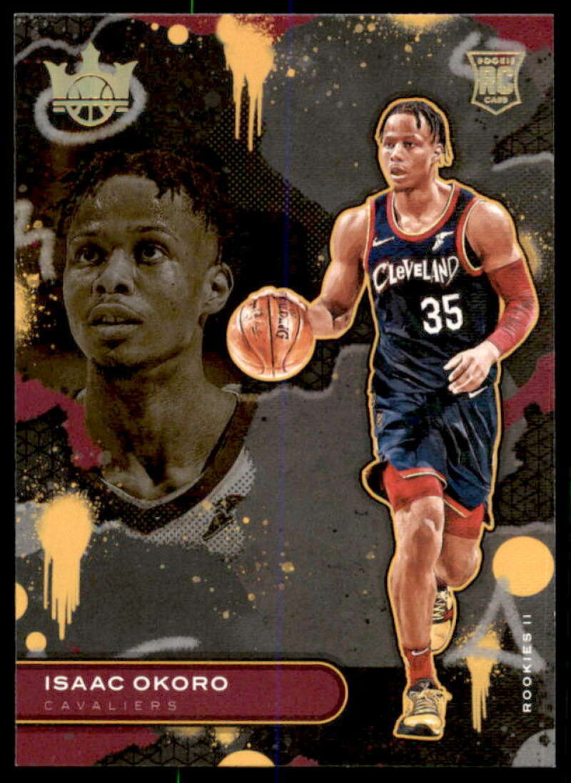 Isaac Okoro Rookie Card 2020-21 Court Kings #123  Image 1