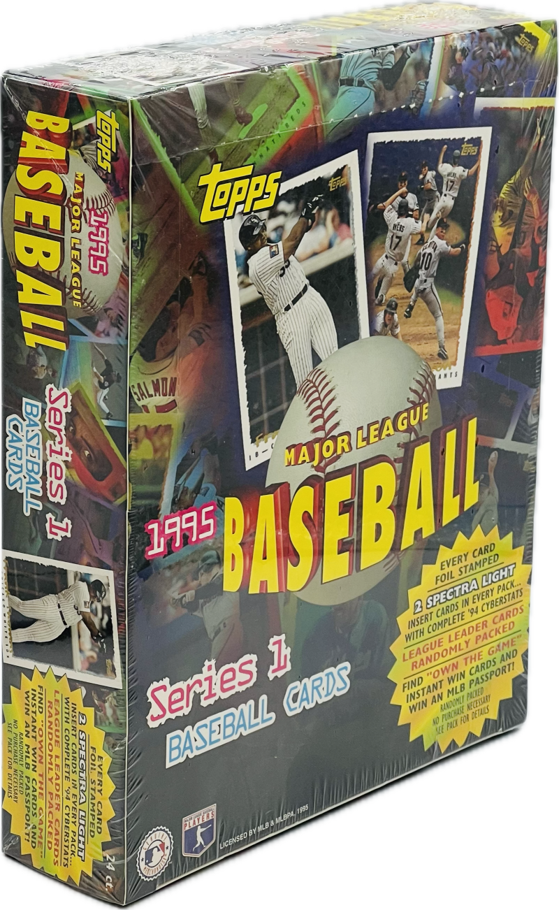 1995 Topps Series 1 Baseball Rack Box Image 1