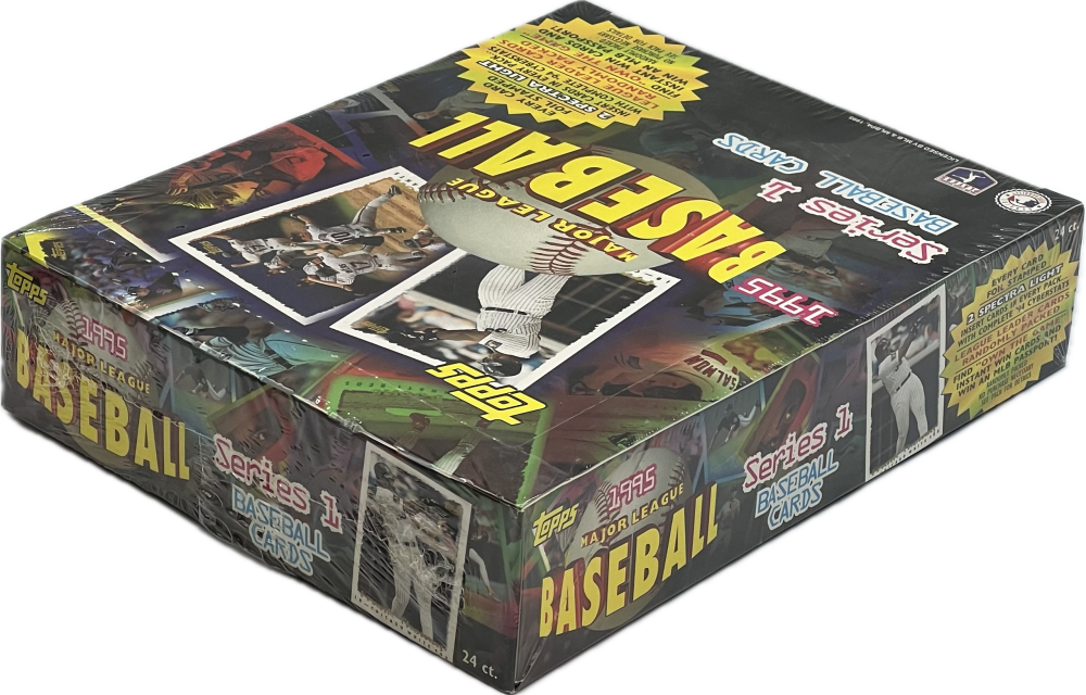 1995 Topps Series 1 Baseball Rack Box Image 2