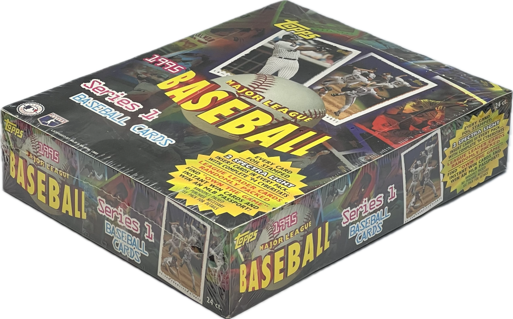 1995 Topps Series 1 Baseball Rack Box Image 3