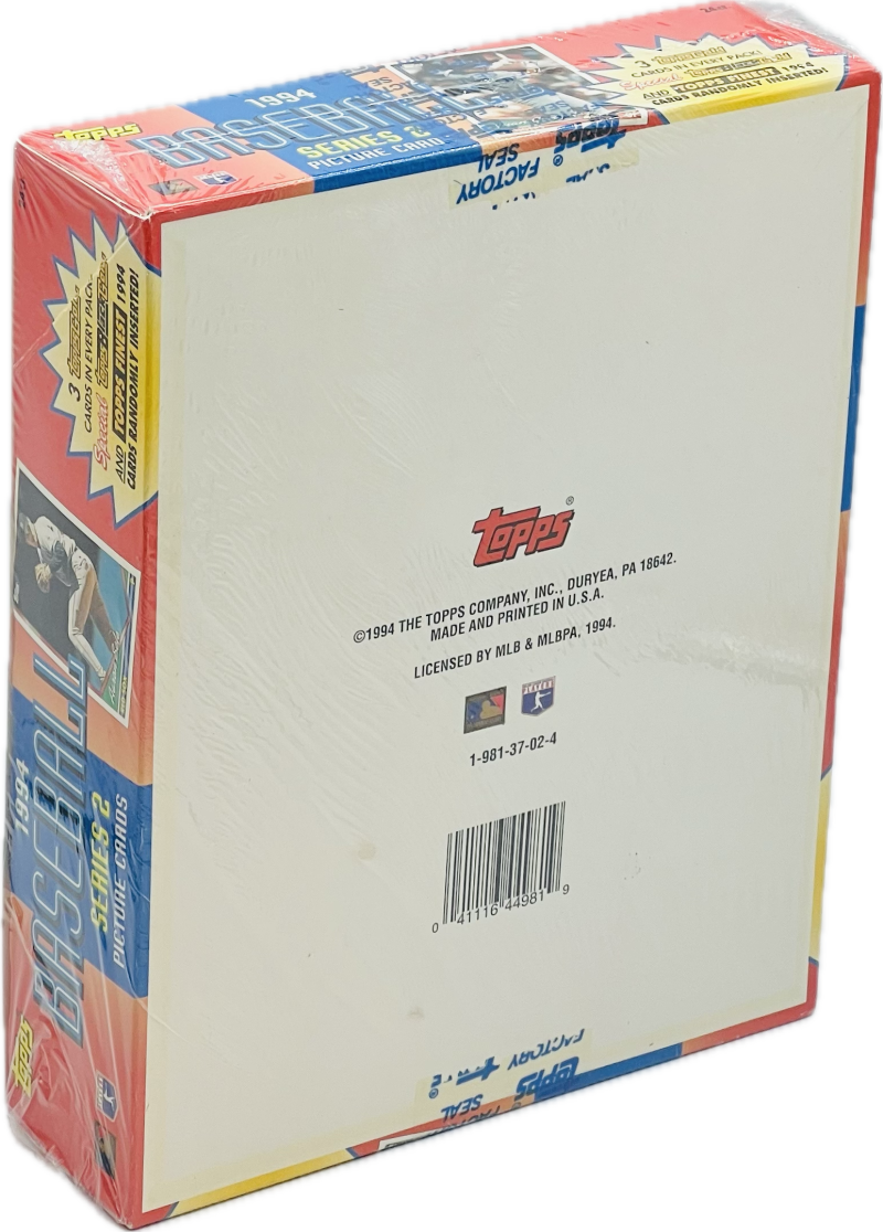 1994 Topps Series 2 Baseball Rack Box Image 2