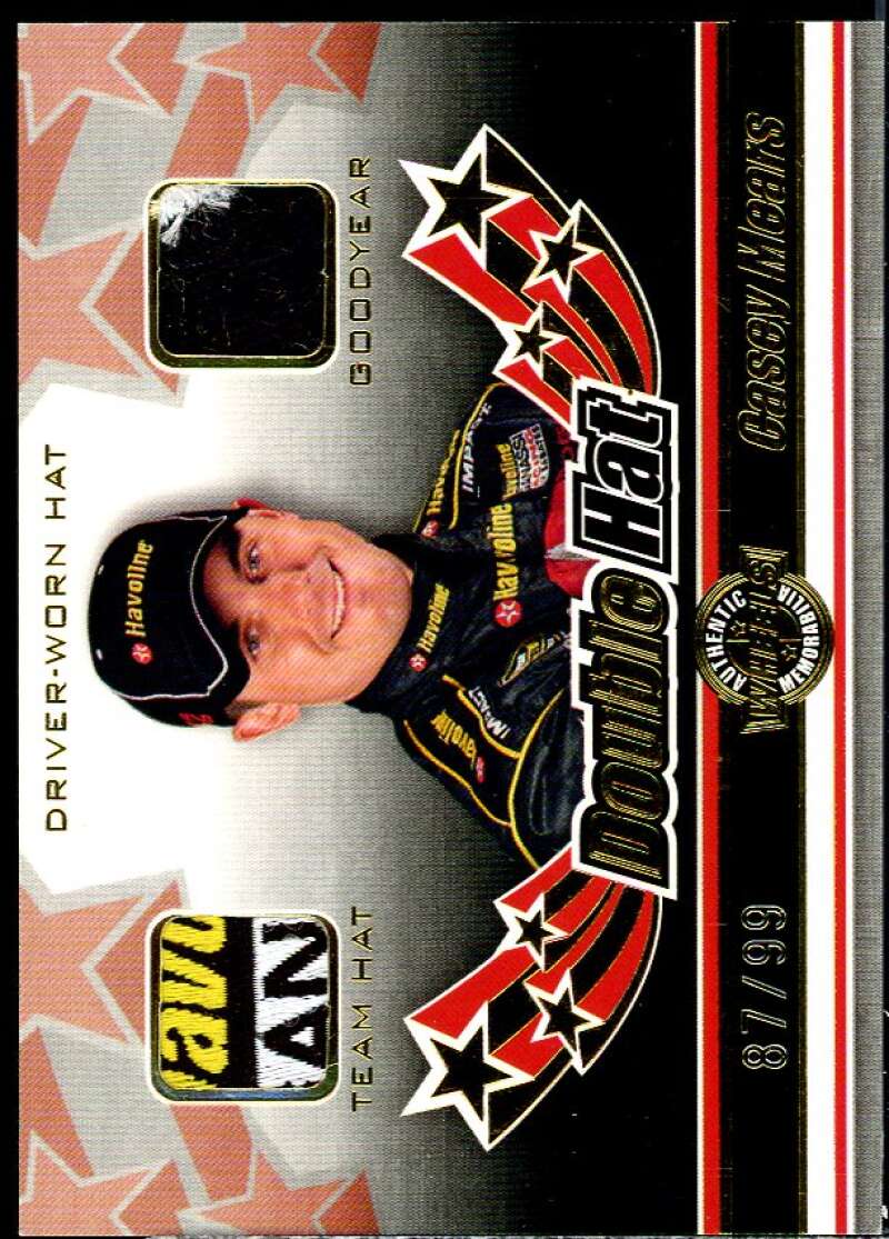 Casey Mears Card 2006 Wheels American Thunder Double Hat #DH17  Image 1