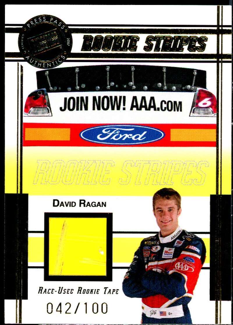 David Ragan Card 2007 VIP Rookie Stripes #RS4  Image 1