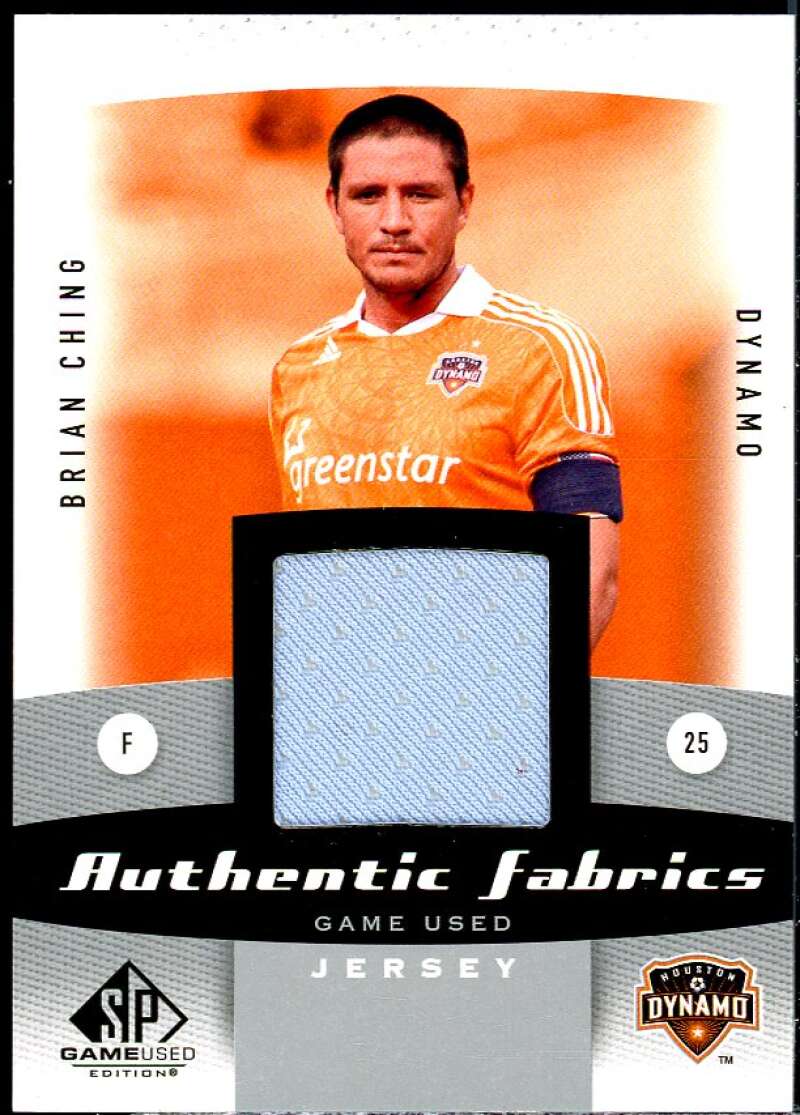 Brian Ching Card 2011 SP Game Used Authentic Fabrics #BC  Image 1