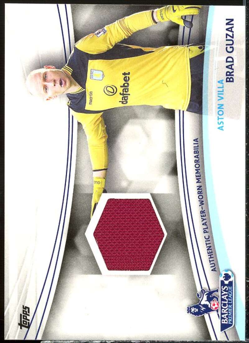 Brad Guzan Card 2013-14 Topps English Premier League Gold Relics #JRBG  Image 1