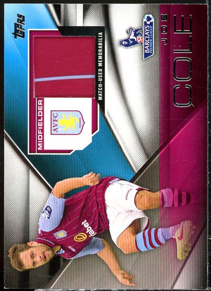 Joe Cole 2014-15 Topps English Premier League Gold Football Fiber Relic #FFRJCE  Image 1