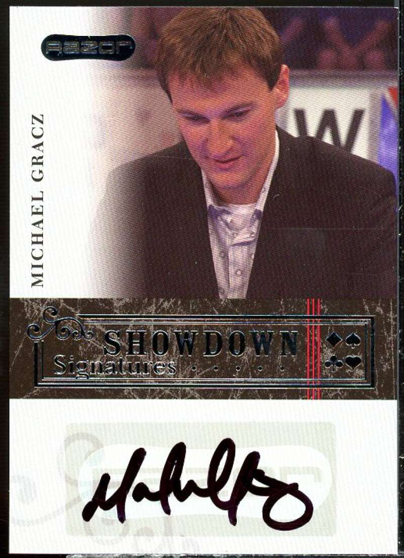 Michael Gracz Card 2006 Razor Poker Showdown Signatures #A20  Image 1