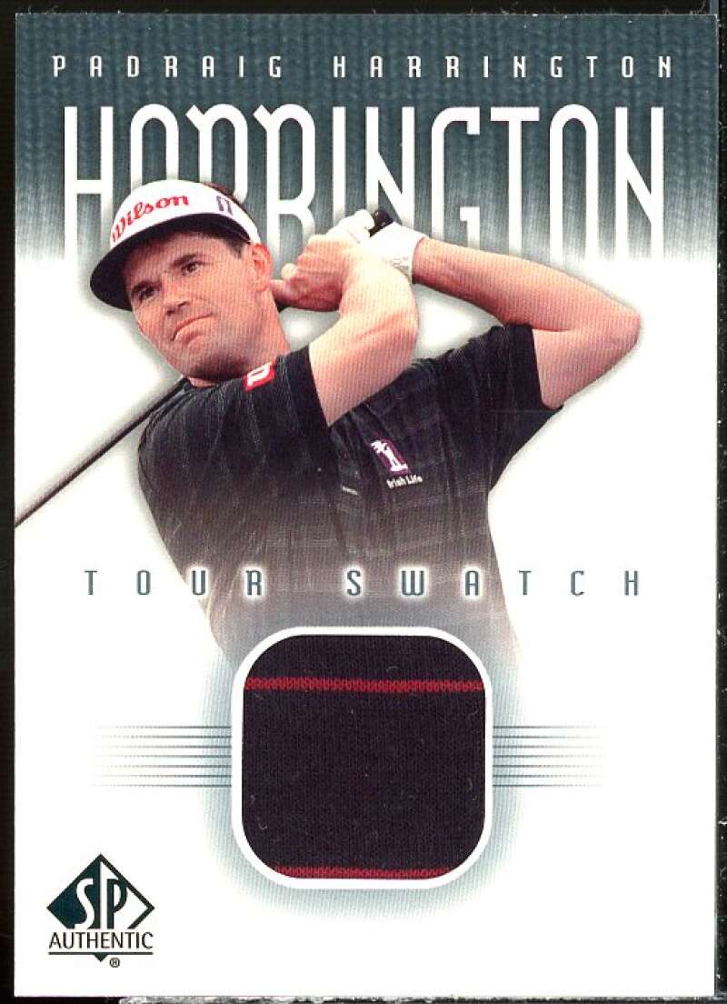 Padraig Harrington Card 2001 SP Authentic Tour Swatch #PHTS  Image 1