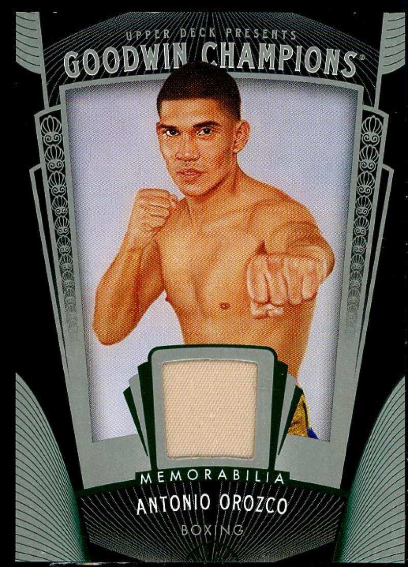 Antonio Orozco Shorts C Card 2015 Upper Deck Goodwin Champions Memorabilia #MAO  Image 1