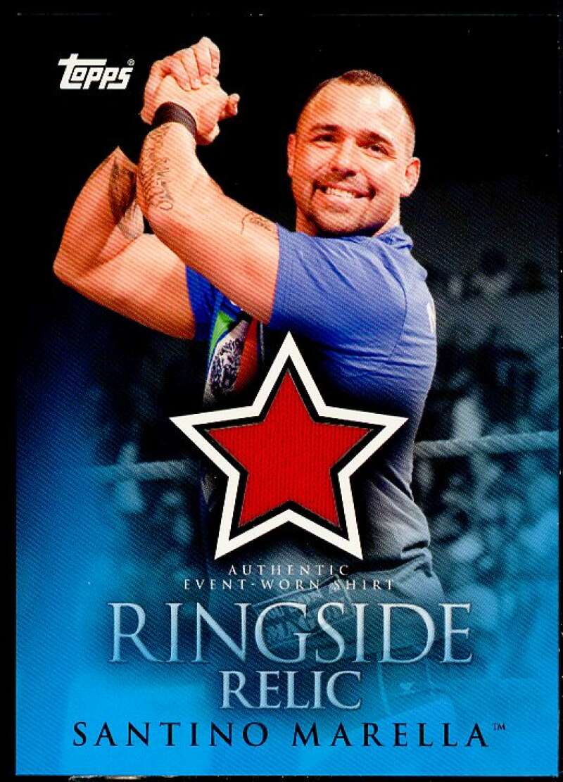 Santino Marella (hands clasped) 2009 Topps WWE Event-Worn Ringside Relics #NNO  Image 1