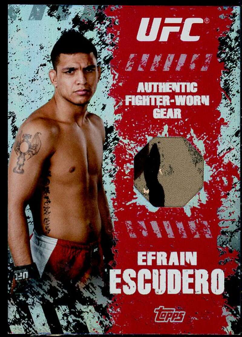 Efrain Escudero Card 2010 Topps UFC Main Event Fighter Relics #FREE  Image 1