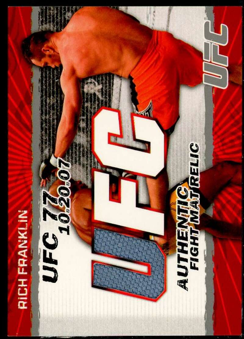 Rich Franklin Card 2009 Topps UFC Fight Mat Relics #FMRF  Image 1