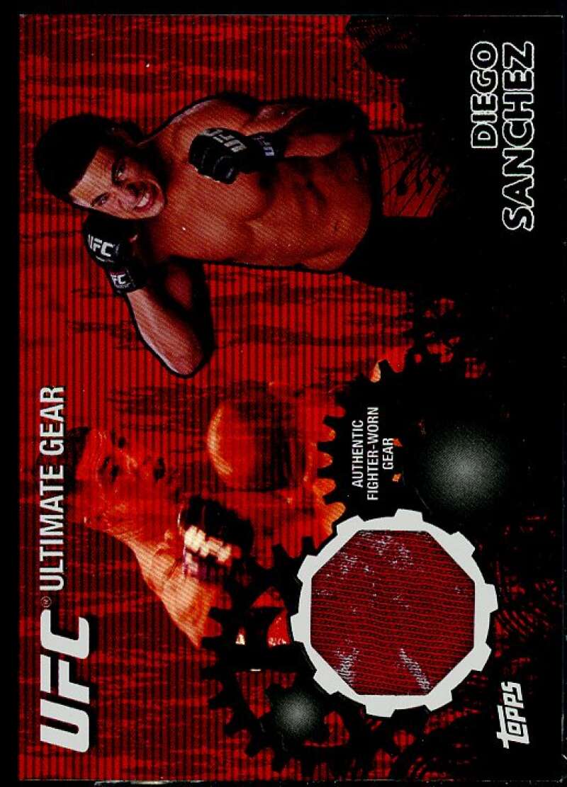 Diego Sanchez Card 2010 Topps UFC Ultimate Gear Black #UGDS  Image 1