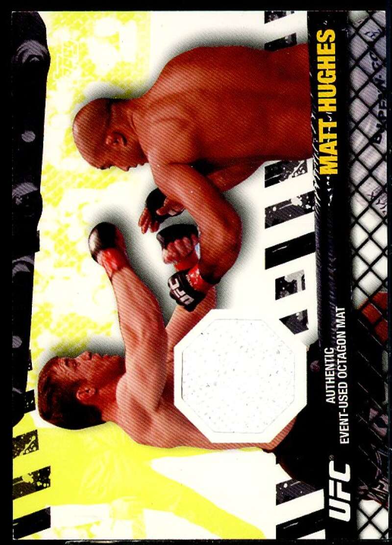 Matt Hughes/UFC 63 Card 2010 Topps UFC Fight Mat Relics #FMMH  Image 1