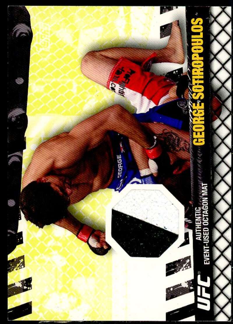 George Sotiropoulos/UFC 106 Card 2010 Topps UFC Fight Mat Relics #FMGS  Image 1