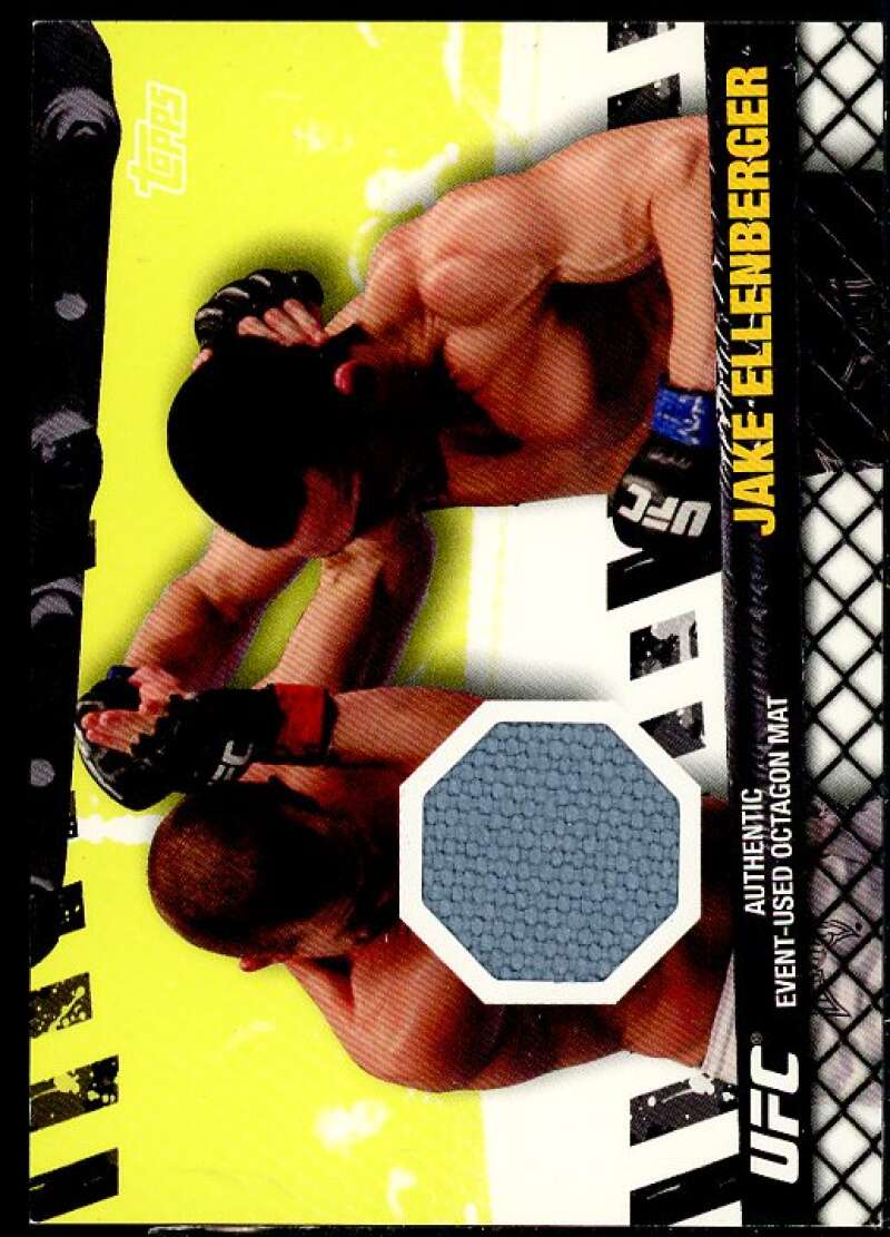 Jake Ellenberger/UFC 108 Card 2010 Topps UFC Fight Mat Relics #FMJE  Image 1