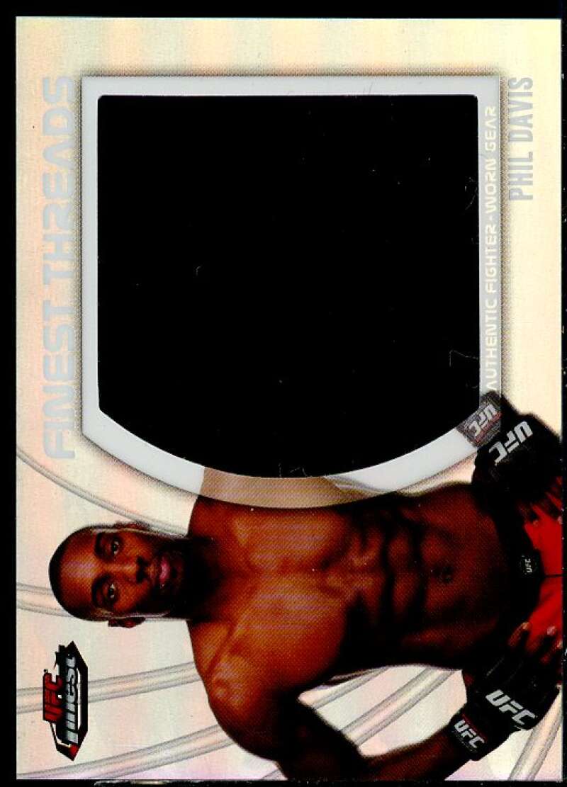 Phil Davis Card 2012 Finest UFC Finest Threads Jumbo Fighter Relics #JFTPD  Image 1