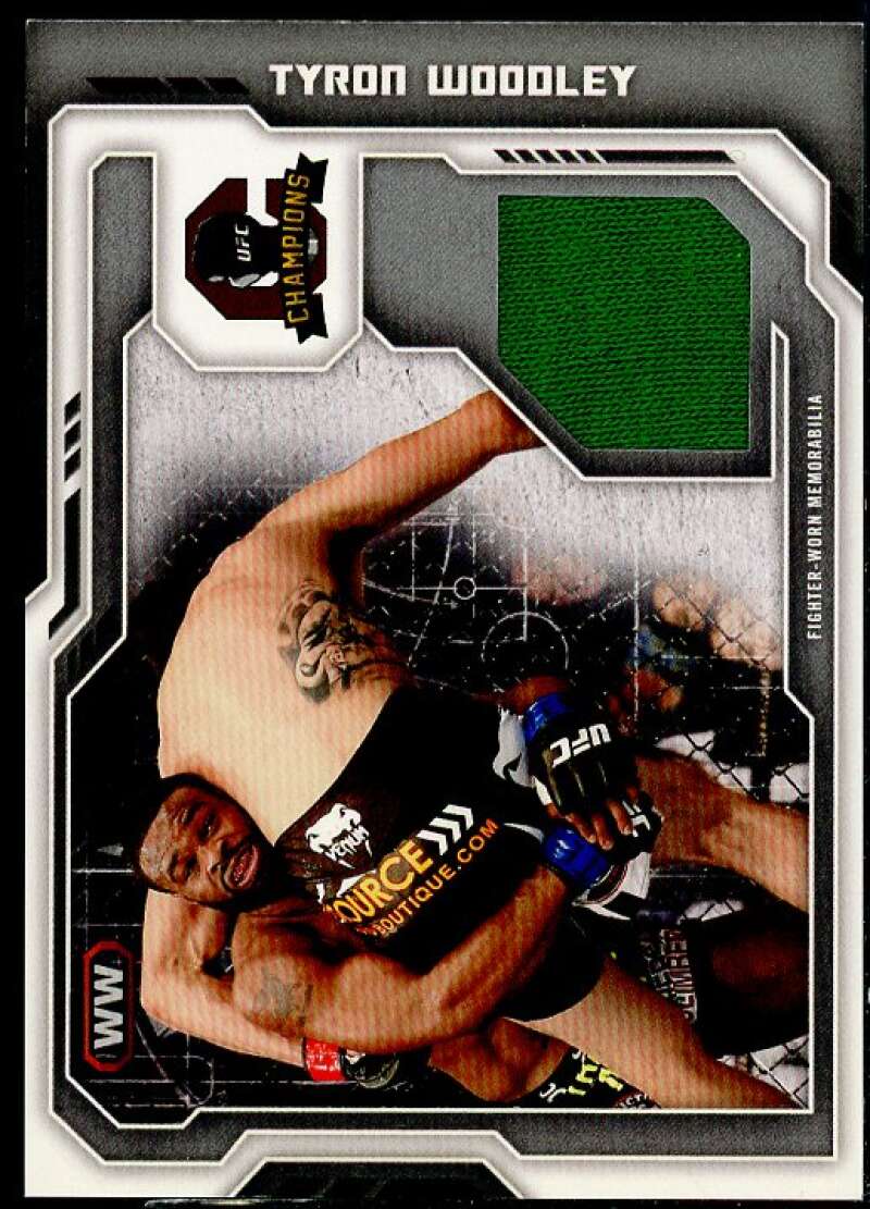 Tyron Woodley Card 2014 Topps UFC Champions Fighter Relics #CFRTW  Image 1