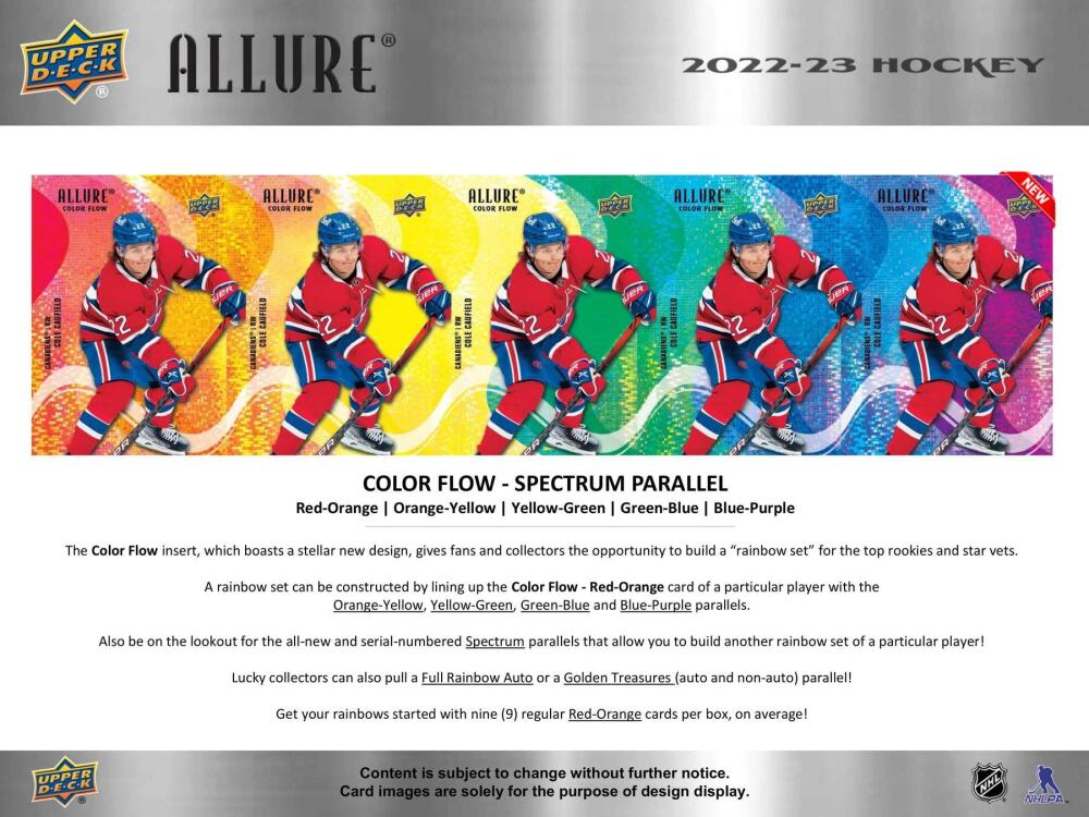 2022-23 Upper Deck Allure Hockey Hobby 18-Box Case Image 7