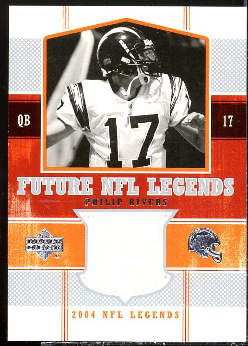 Philip Rivers Rookie Card 2004 Upper Deck Legends Future Legends Jersey #FLPR  Image 1