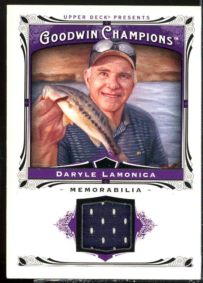 Daryle Lamonica D Card 2013 Upper Deck Goodwin Champions Memorabilia #MDL  Image 1