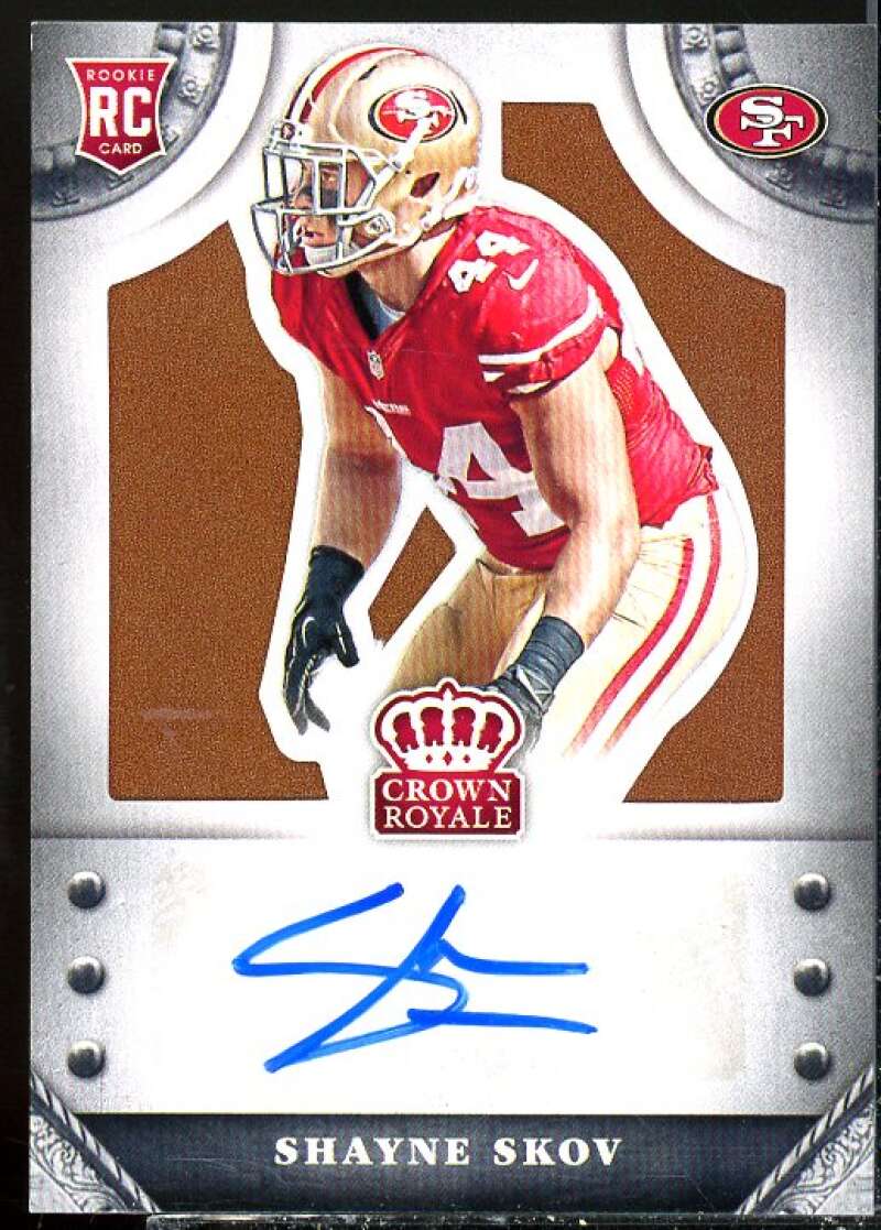 Shayne Skov Rookie Card 2014 Crown Royale Rookie Signatures Retail Bronze #SSS  Image 1